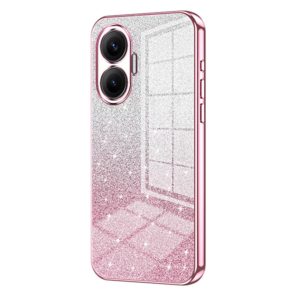 For Xiaomi Redmi Turbo 4 Pro 5G / Poco F7 5G Case Electroplating Gradient Glitter TPU Phone Cover