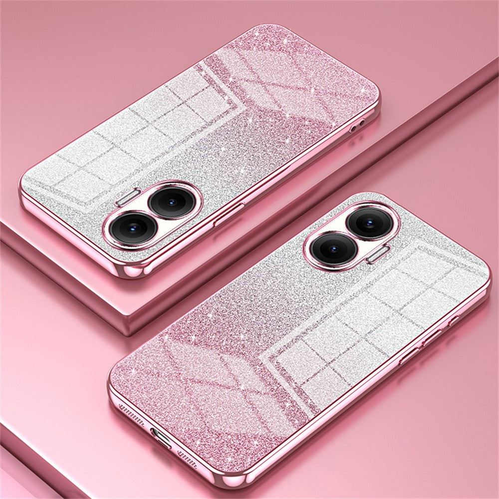 For Xiaomi Redmi Turbo 4 Pro 5G / Poco F7 5G Case Electroplating Gradient Glitter TPU Phone Cover