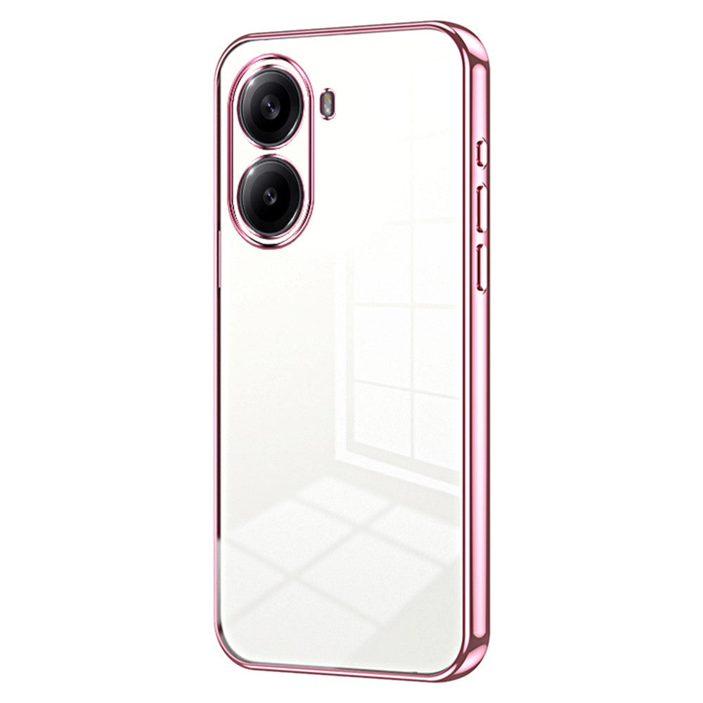 Xiaomi Redmi Turbo 4 5G / Poco X7 Pro 5G-skal Galvaniserad Ram Mjukt TPU mobilskal