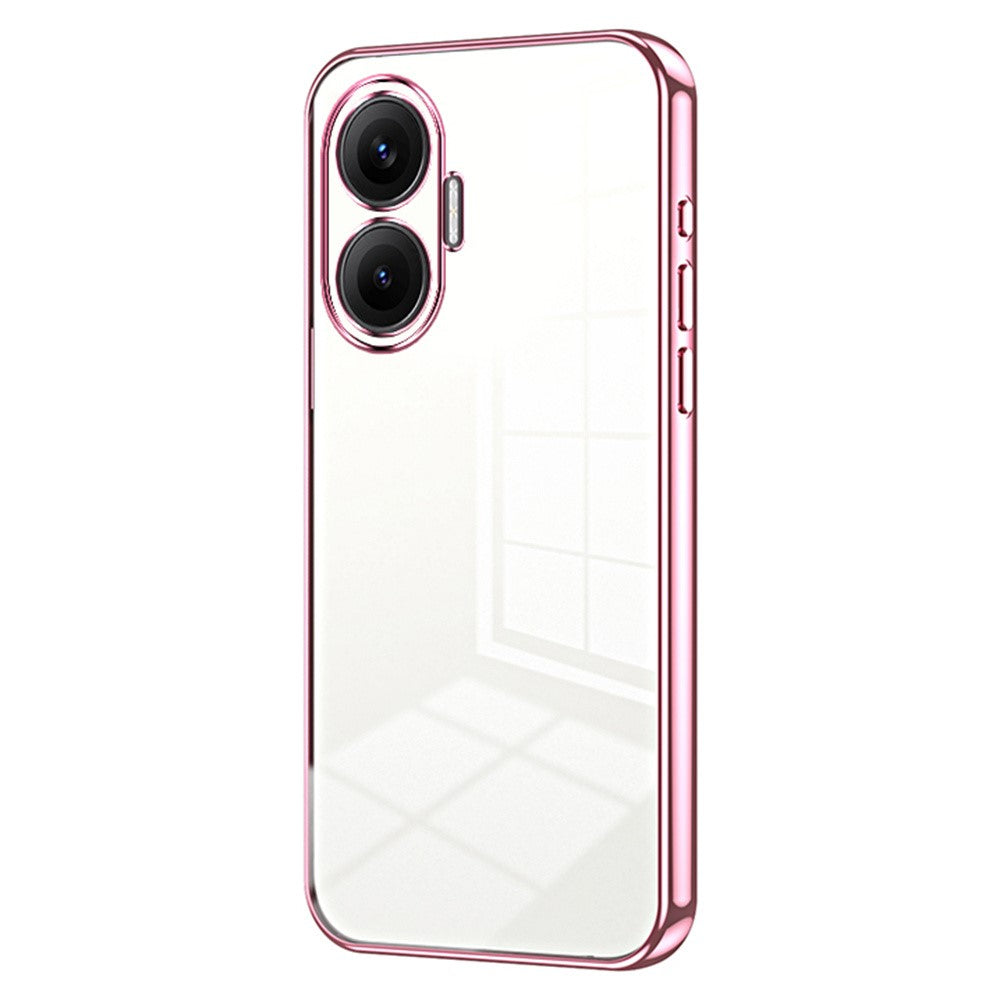 For Xiaomi Redmi Turbo 4 Pro 5G / Poco F7 5G Case Electroplating Frame Soft TPU Phone Cover