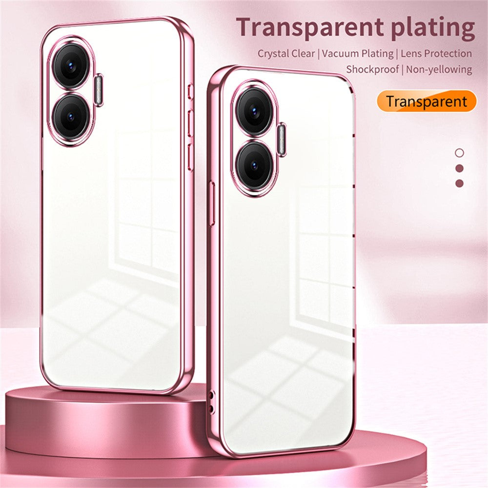 For Xiaomi Redmi Turbo 4 Pro 5G / Poco F7 5G Case Electroplating Frame Soft TPU Phone Cover