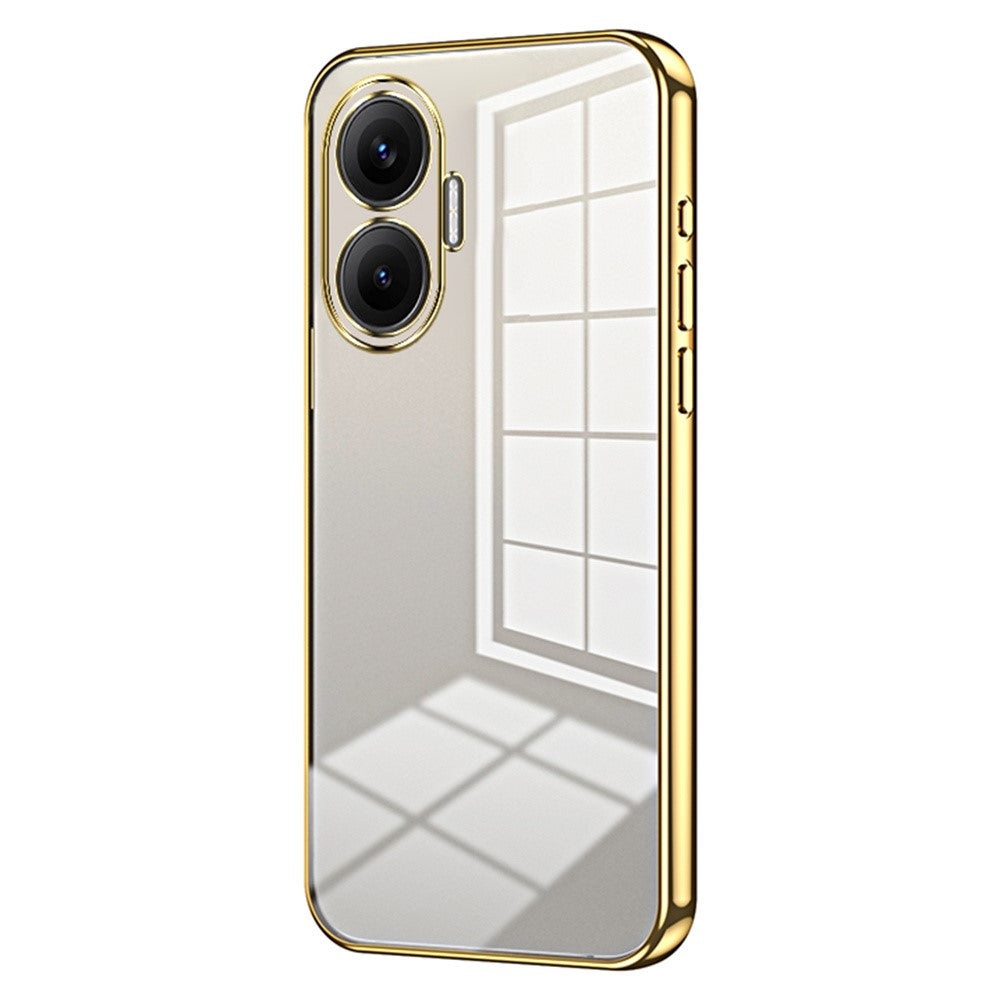 For Xiaomi Redmi Turbo 4 Pro 5G / Poco F7 5G Case Electroplating Frame Soft TPU Phone Cover