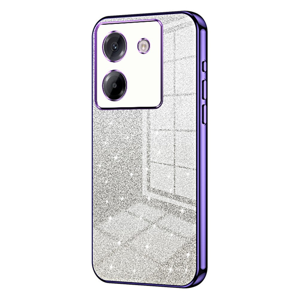 For Xiaomi Poco M7 Pro 5G Case Electroplating Gradient Glitter TPU Phone Cover