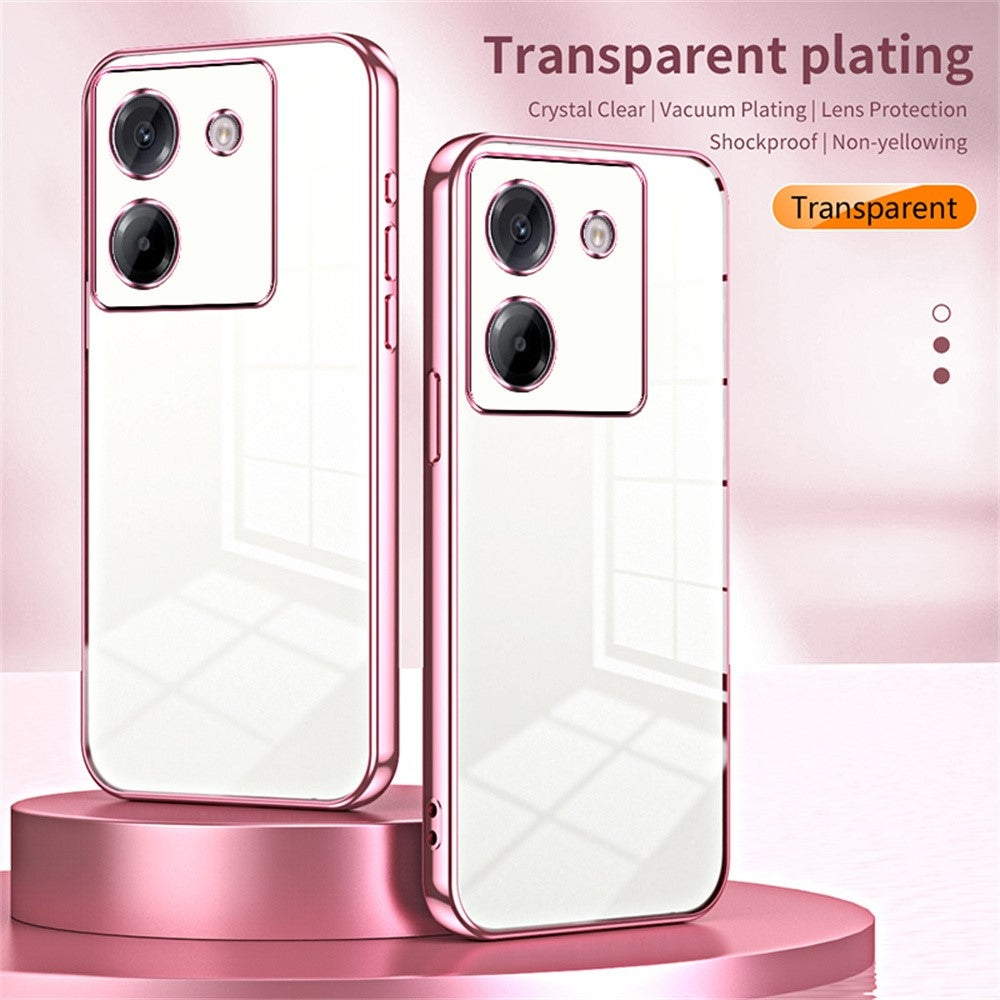 For Xiaomi Poco M7 Pro 5G Case Electroplating Frame Soft TPU Phone Cover