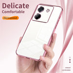 For Xiaomi Poco M7 Pro 5G Case Electroplating Frame Soft TPU Phone Cover