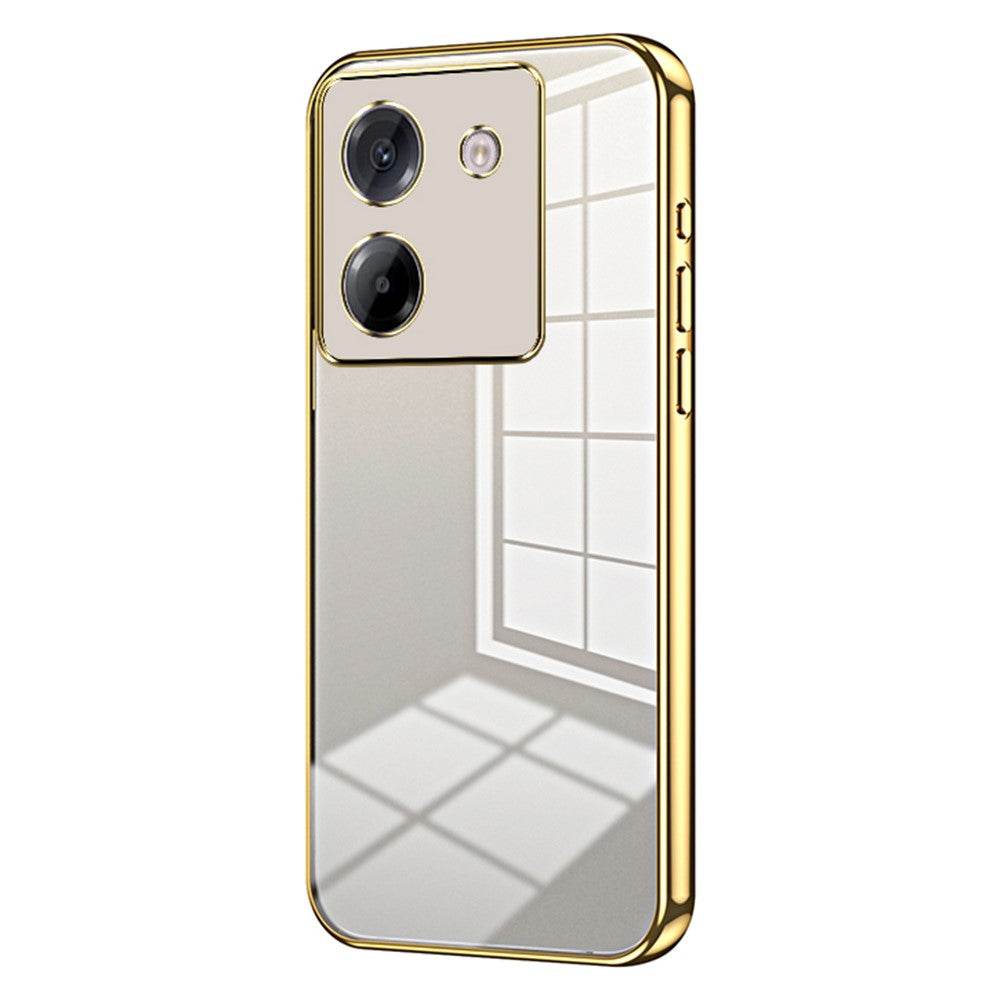 For Xiaomi Poco M7 Pro 5G Case Electroplating Frame Soft TPU Phone Cover