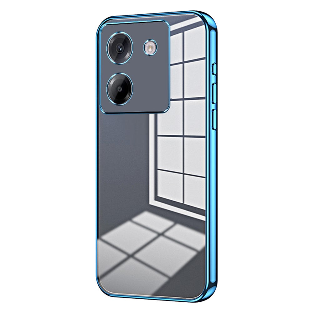 For Xiaomi Poco M7 Pro 5G Case Electroplating Frame Soft TPU Phone Cover