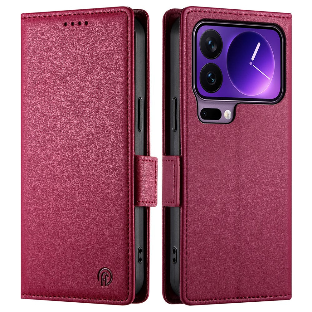 For Xiaomi 17 Pro Stand Case PU Leather Wallet Phone Cover