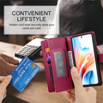 For Xiaomi 17 Pro Case Zipper Pocket Wallet Leather Phone Cover with Straps