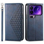 For Xiaomi 17 Pro Case Calf Texture PU Leather Wallet Phone Cover with Wrist Strap