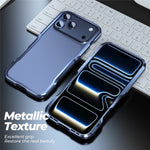 LUPHIE For iPhone 18 Pro Max / 17 Pro Max Case Metal Bumper Frame Shockproof Phone Cover