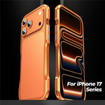LUPHIE For iPhone 18 Pro Max / 17 Pro Max Case Metal Bumper Frame Shockproof Phone Cover