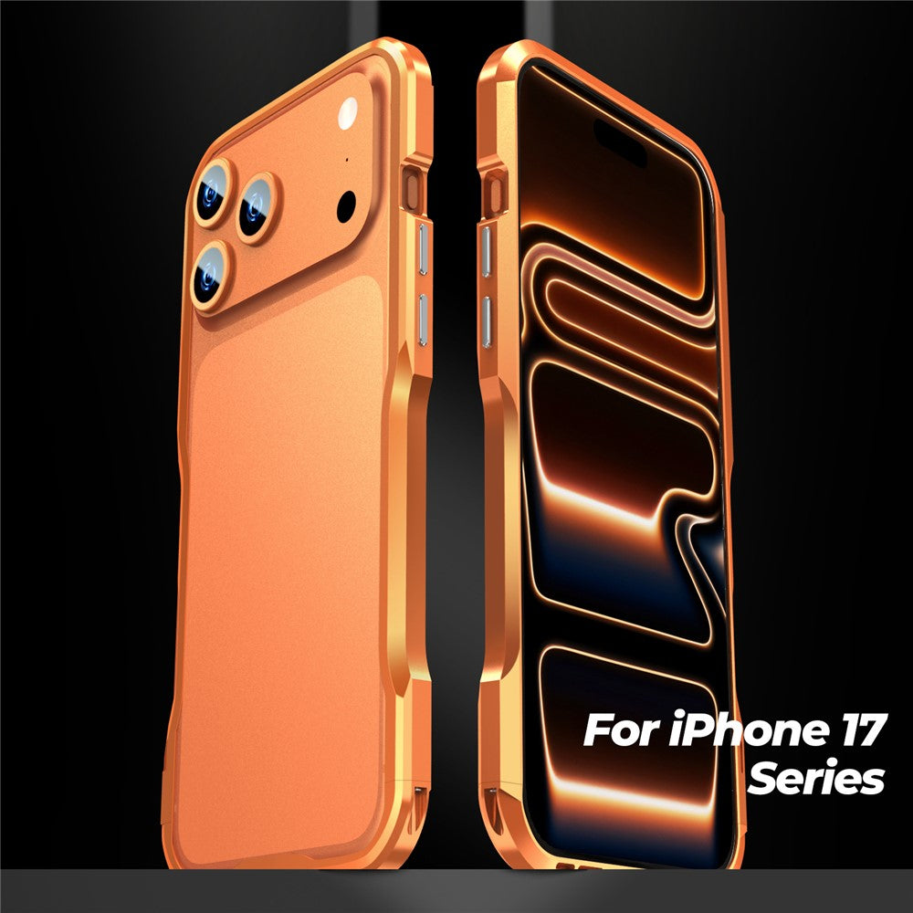 LUPHIE For iPhone 18 Pro Max / 17 Pro Max Case Metal Bumper Frame Shockproof Phone Cover