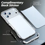 LUPHIE For iPhone 18 Pro Max / 17 Pro Max Case Metal Bumper Frame Shockproof Phone Cover