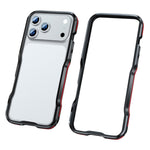 LUPHIE For iPhone 18 Pro Max / 17 Pro Max Case Metal Bumper Frame Shockproof Phone Cover