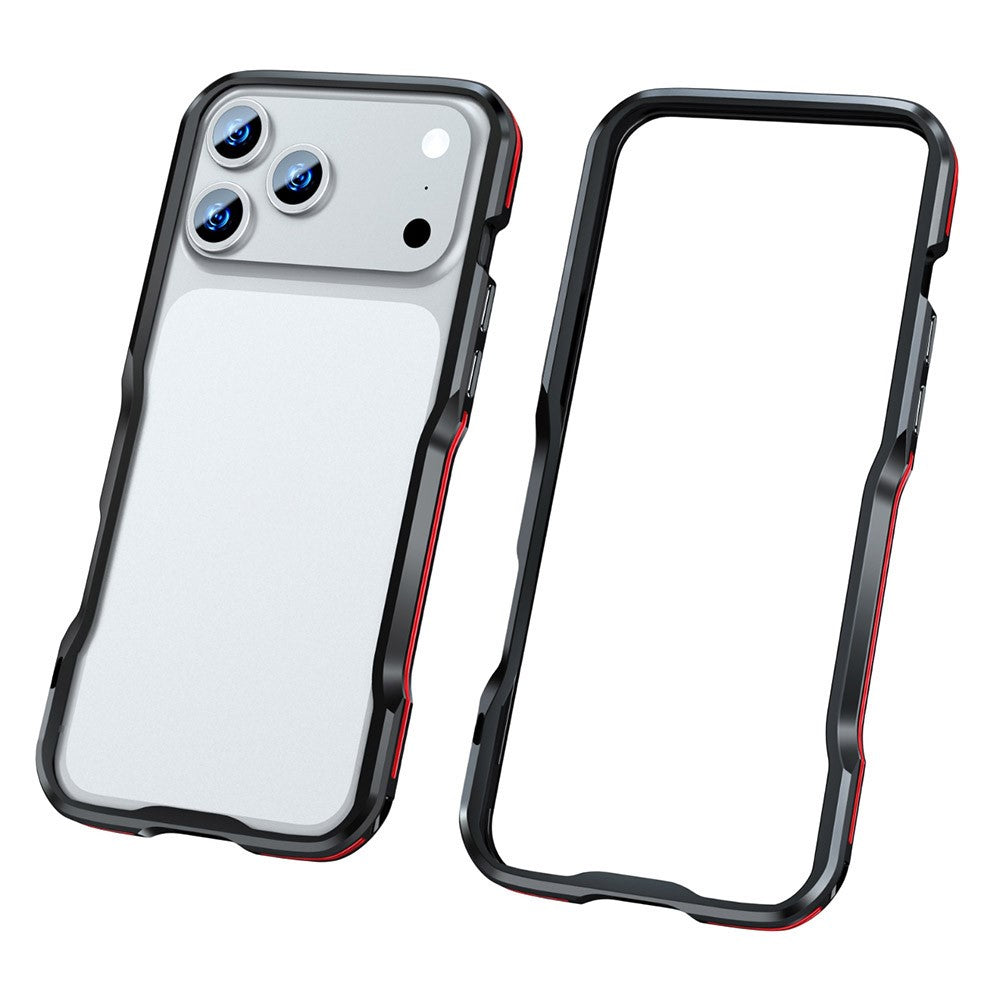 LUPHIE For iPhone 18 Pro Max / 17 Pro Max Case Metal Bumper Frame Shockproof Phone Cover