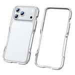 LUPHIE For iPhone 18 Pro Max / 17 Pro Max Case Metal Bumper Frame Shockproof Phone Cover