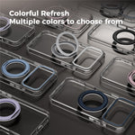 ABEEL Q-LUCK For iPhone 17 Pro Magnetic Case Rotating Kickstand Shockproof TPU + PC Phone Back Cover