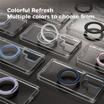 ABEEL Q-LUCK For Samsung Galaxy S25 Ultra Magnetic Case Rotating Kickstand Shockproof TPU + PC Phone Back Cover