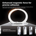 ABEEL Q-LUCK For Samsung Galaxy S25 Ultra Magnetic Case Rotating Kickstand Shockproof TPU + PC Phone Back Cover