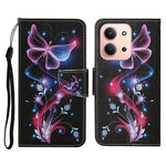 Leather Case for Xiaomi Redmi 15C 4G (EU) (173mm) / 15C 5G (EU) (173mm) / Poco C85 4G (173mm) Pattern Printing Folio Phone Cover with Wrist Strap