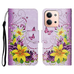 Leather Case for Xiaomi Redmi 15C 4G (EU) (173mm) / 15C 5G (EU) (173mm) / Poco C85 4G (173mm) Pattern Printing Folio Phone Cover with Wrist Strap