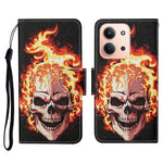 Leather Case for Xiaomi Redmi 15C 4G (EU) (173mm) / 15C 5G (EU) (173mm) / Poco C85 4G (173mm) Pattern Printing Folio Phone Cover with Wrist Strap