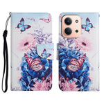 Leather Case for Xiaomi Redmi 15C 4G (EU) (173mm) / 15C 5G (EU) (173mm) / Poco C85 4G (173mm) Pattern Printing Folio Phone Cover with Wrist Strap