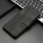 For Xiaomi Redmi 15C 4G (Global) (171mm) / Poco C85 4G (171mm) Case Triangle Imprinted Anti-Scratch PU Leather Phone Wallet Cover