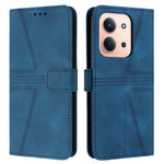 Leather Case for Xiaomi Redmi 15C 4G (EU) (173mm) / 15C 5G (EU) (173mm) / Poco C85 4G (173mm) Triangle Imprinted Anti-Scratch Phone Wallet Cover