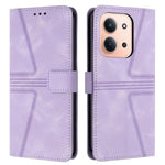 Leather Case for Xiaomi Redmi 15C 4G (EU) (173mm) / 15C 5G (EU) (173mm) / Poco C85 4G (173mm) Triangle Imprinted Anti-Scratch Phone Wallet Cover