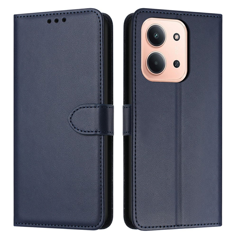 For Xiaomi Redmi 15C 4G (Global) (171mm) / Poco C85 4G (171mm) Case Stand Wallet Leather Phone Cover with Strap