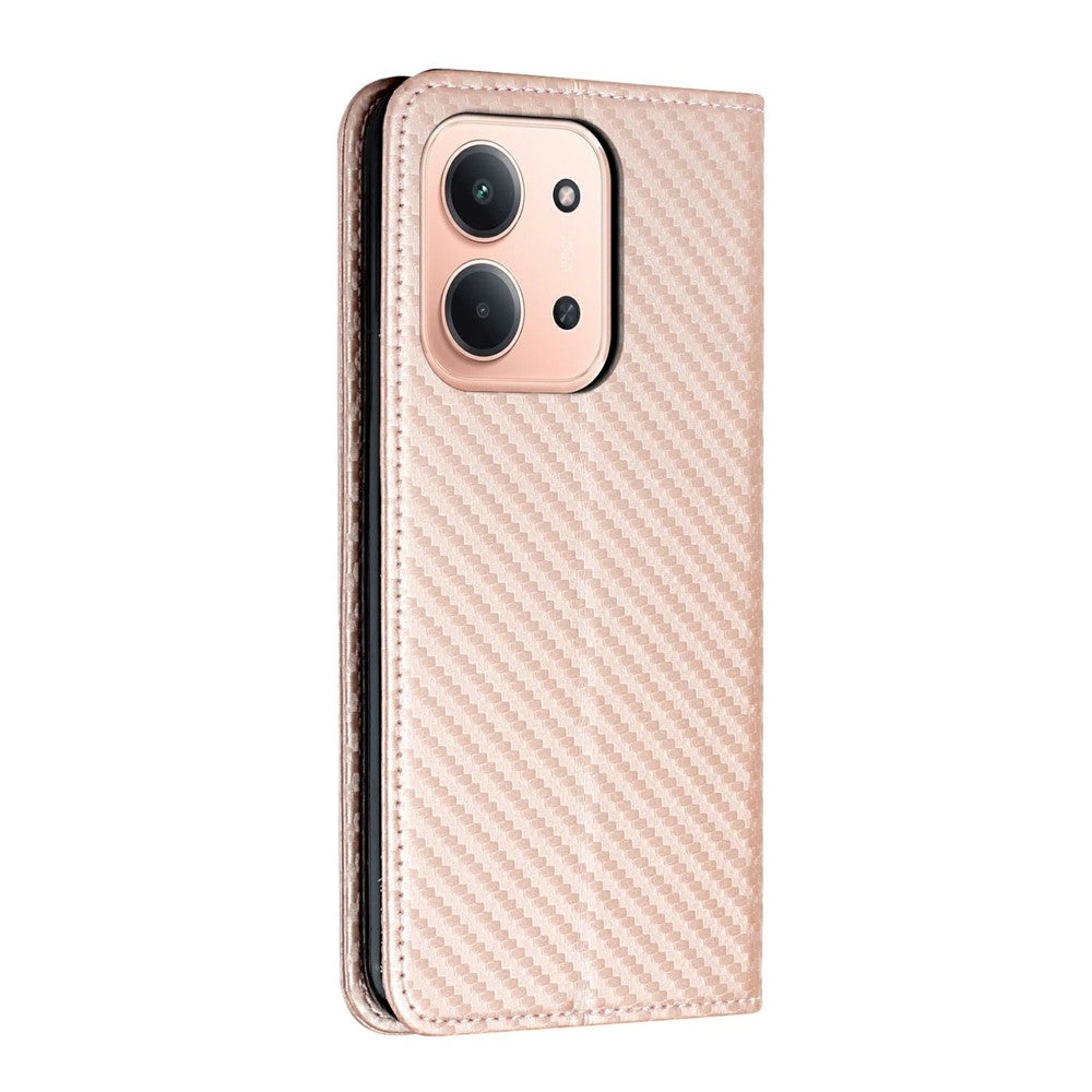 For Xiaomi Redmi 15C 4G (Global) (171mm) / Poco C85 4G (171mm) Case Leather Flip Phone Cover Stand Strong Magnetic Closure