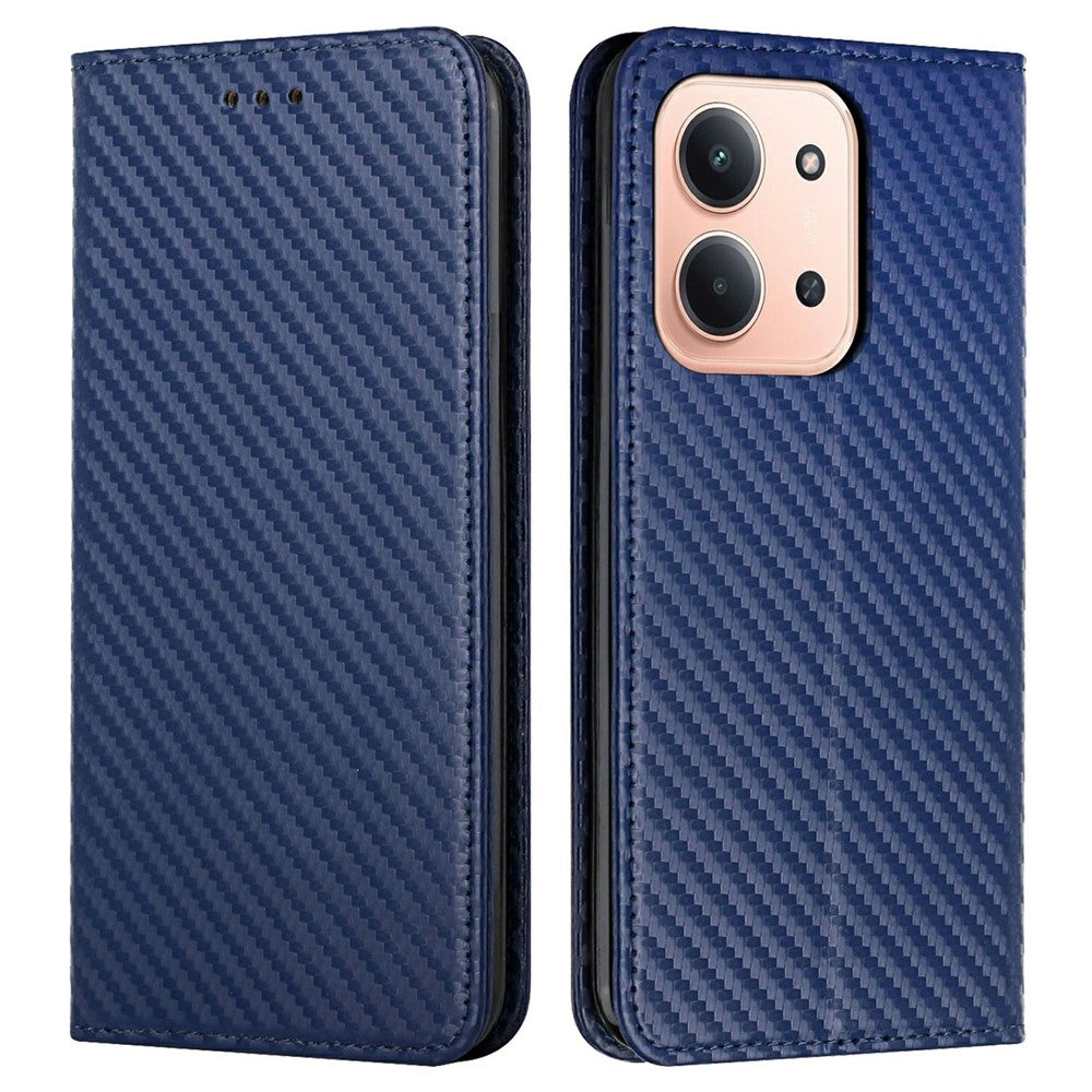 For Xiaomi Redmi 15C 4G (Global) (171mm) / Poco C85 4G (171mm) Case Leather Flip Phone Cover Stand Strong Magnetic Closure