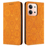 For Xiaomi Redmi 15C 4G (Global) (171mm) / Poco C85 4G (171mm) Case Imprinted Flower Wallet Stand Leather Phone Cover