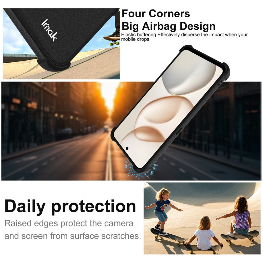 IMAK TPU Case for Honor 400 Smart 5G / 4G / X7d 5G / 4G Airbag Shockproof Protection Phone Cover