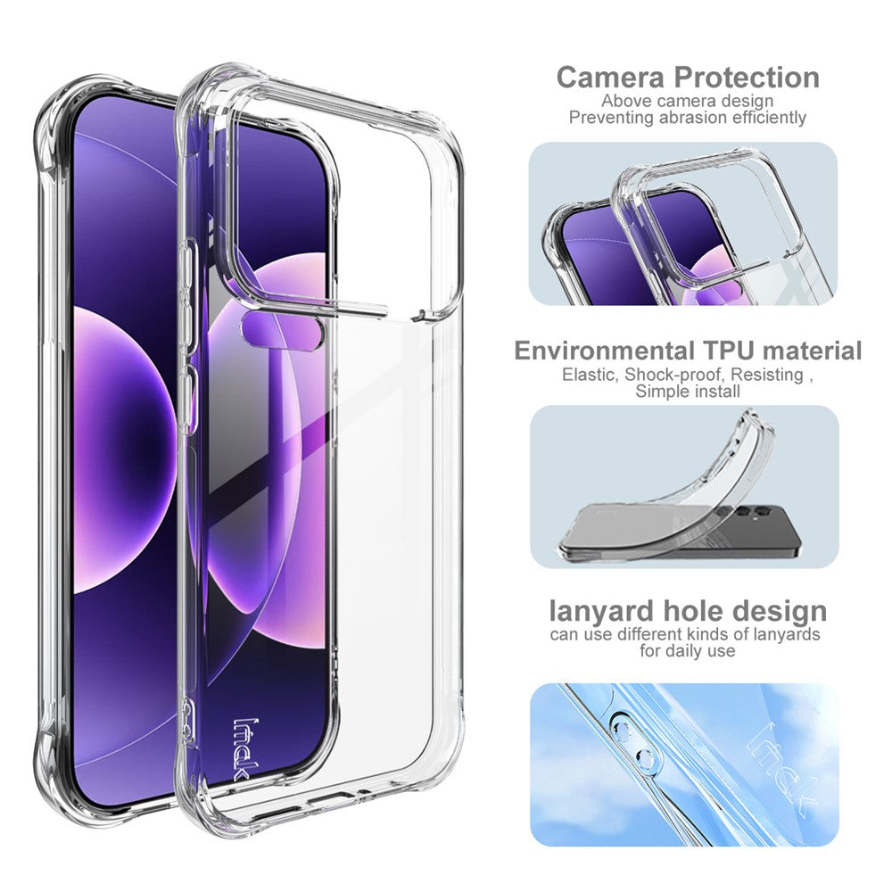 IMAK For Xiaomi 17 Pro Max Case TPU Phone Cover Airbag Shockproof Protection