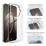 IMAK UX-10 Series For Xiaomi 15T Pro Clear Phone Case Soft TPU Mobile Back Cover