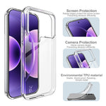IMAK UX-10 Series For Xiaomi 17 Pro Clear Phone Case Soft TPU Mobile Back Cover