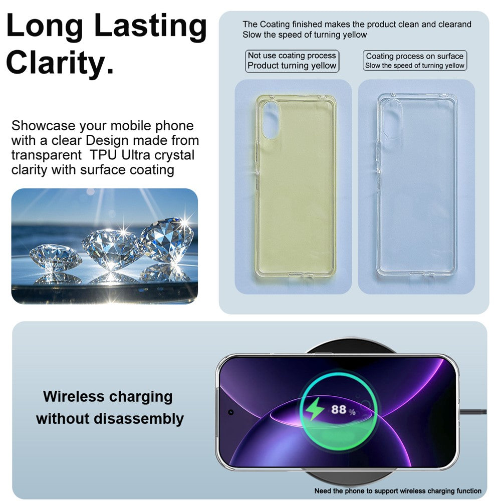 IMAK UX-10 Series For Xiaomi 17 Pro Clear Phone Case Soft TPU Mobile Back Cover