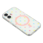 For iPhone 17 Case Polka Dot Pattern TPU + PC Phone Cover Compatible with MagSafe