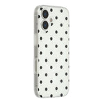 For iPhone 17 Case Polka Dot Pattern TPU + PC Phone Cover Compatible with MagSafe