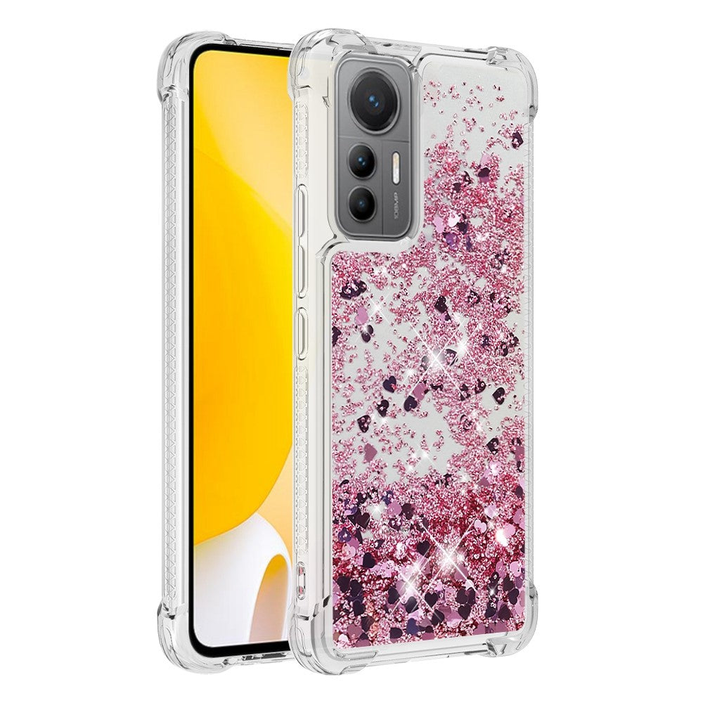 For Xiaomi 12 Lite 5G TPU Case Glitter Quicksand Shockproof Phone Back Cover