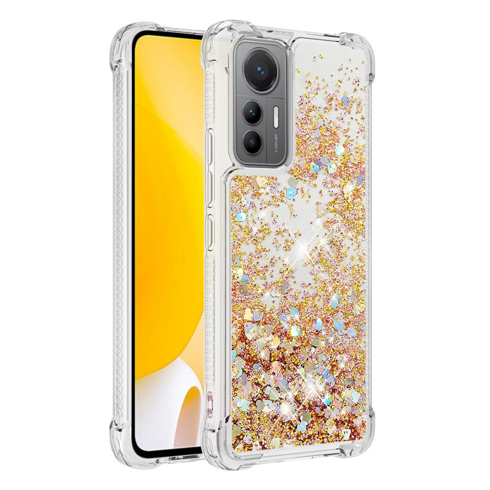 For Xiaomi 12 Lite 5G TPU Case Glitter Quicksand Shockproof Phone Back Cover