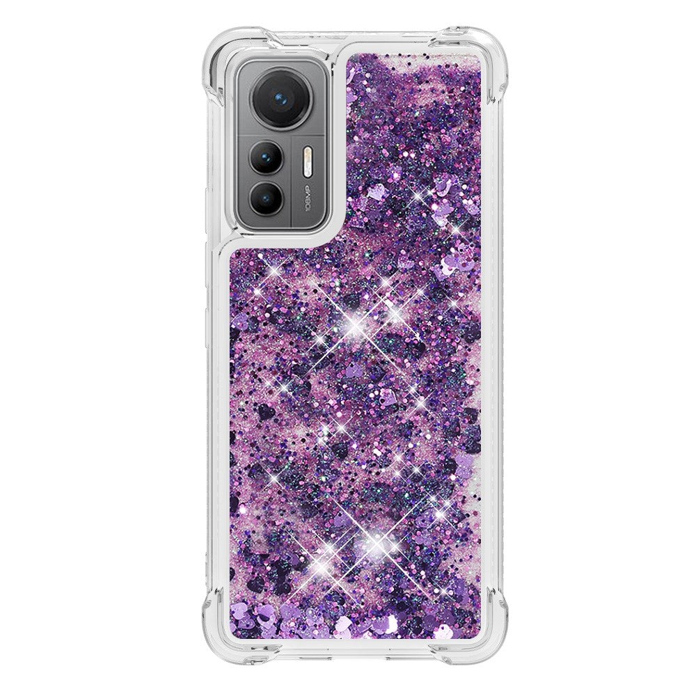 For Xiaomi 12 Lite 5G TPU Case Glitter Quicksand Shockproof Phone Back Cover