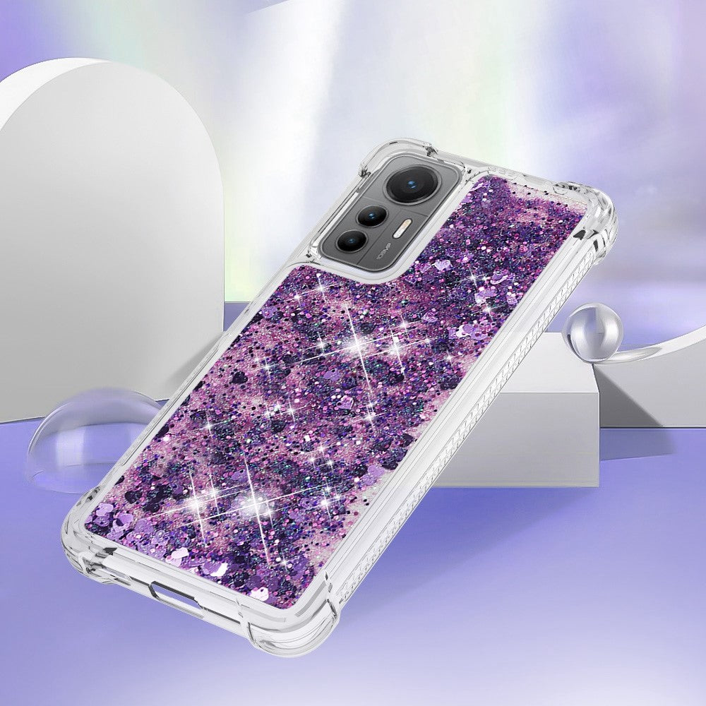 For Xiaomi 12 Lite 5G TPU Case Glitter Quicksand Shockproof Phone Back Cover