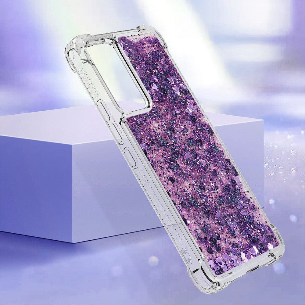 For Xiaomi 12 Lite 5G TPU Case Glitter Quicksand Shockproof Phone Back Cover