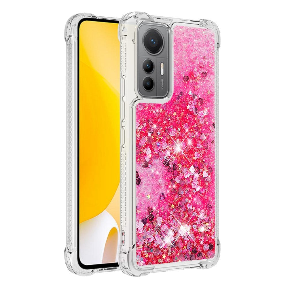 For Xiaomi 12 Lite 5G TPU Case Glitter Quicksand Shockproof Phone Back Cover