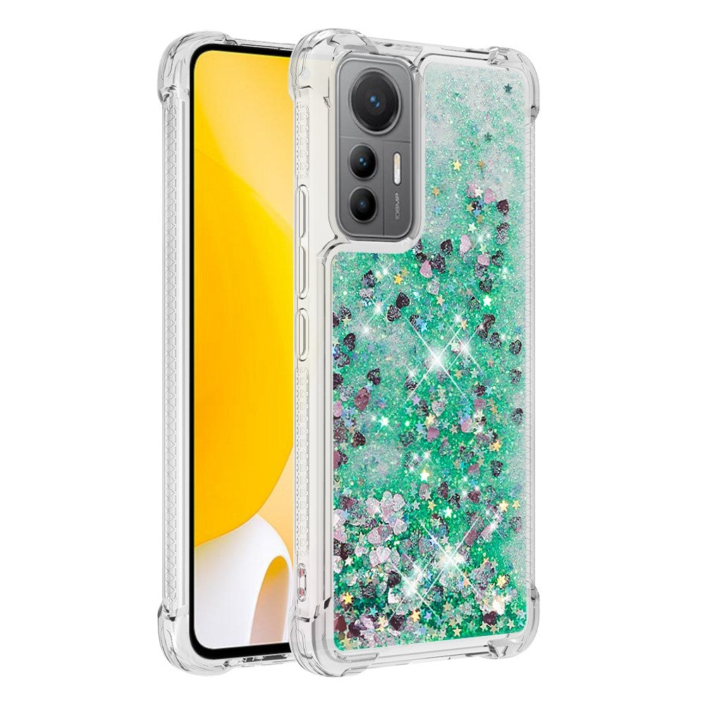 For Xiaomi 12 Lite 5G TPU Case Glitter Quicksand Shockproof Phone Back Cover