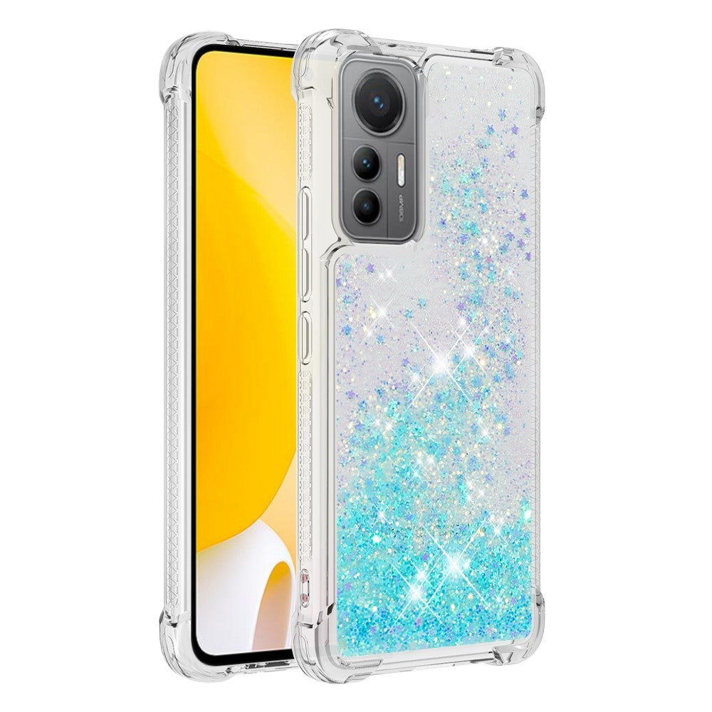 For Xiaomi 12 Lite 5G TPU Case Glitter Quicksand Shockproof Phone Back Cover